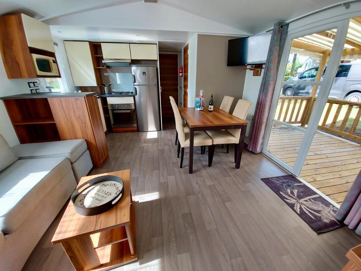 Mobilhomes 6 et 8 personnes PONT AVEN Kerlann Draps fournis Extérieur photo